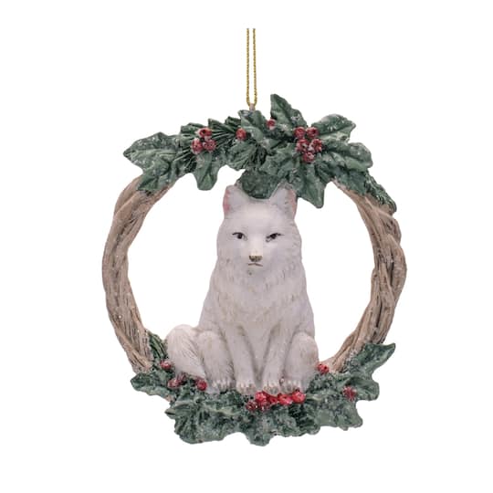 Melrose 4.25" Animal Wreath Ornament Set